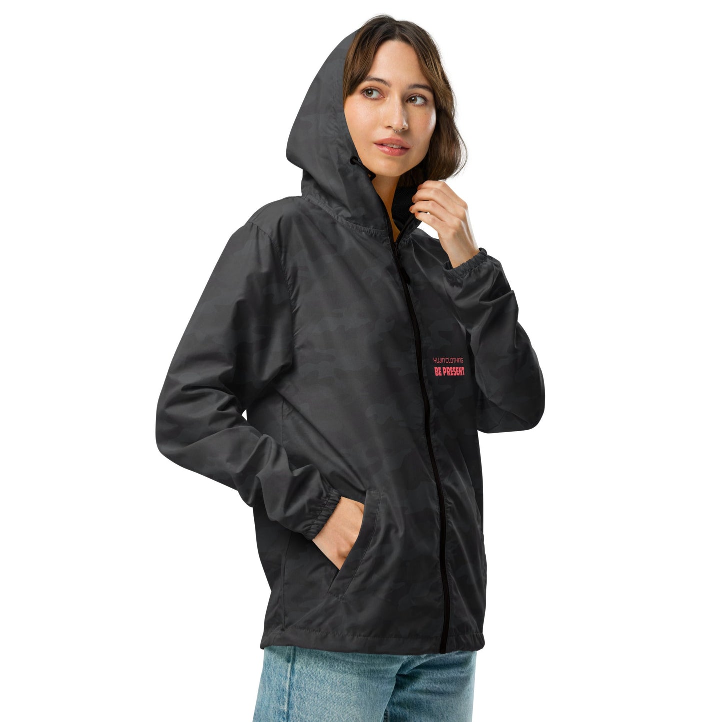 Be Present Windbreaker
