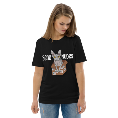 "SEND NUDES" UNISEX ECO TEE
