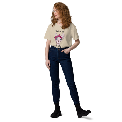 "NEVER A BAD HAIR DAY" UNISEX ECO TEE