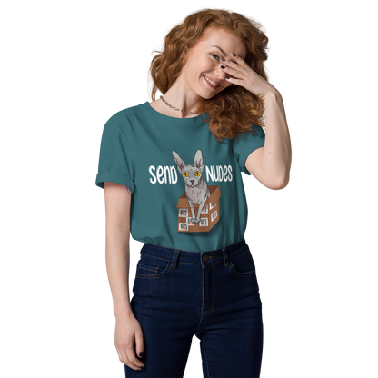 "SEND NUDES" UNISEX ECO TEE