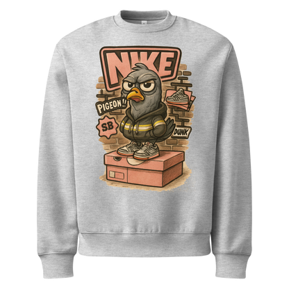 Sole Providerz™ "Dunk The Pigeon" Oversized Heavyweight Sweatshirt