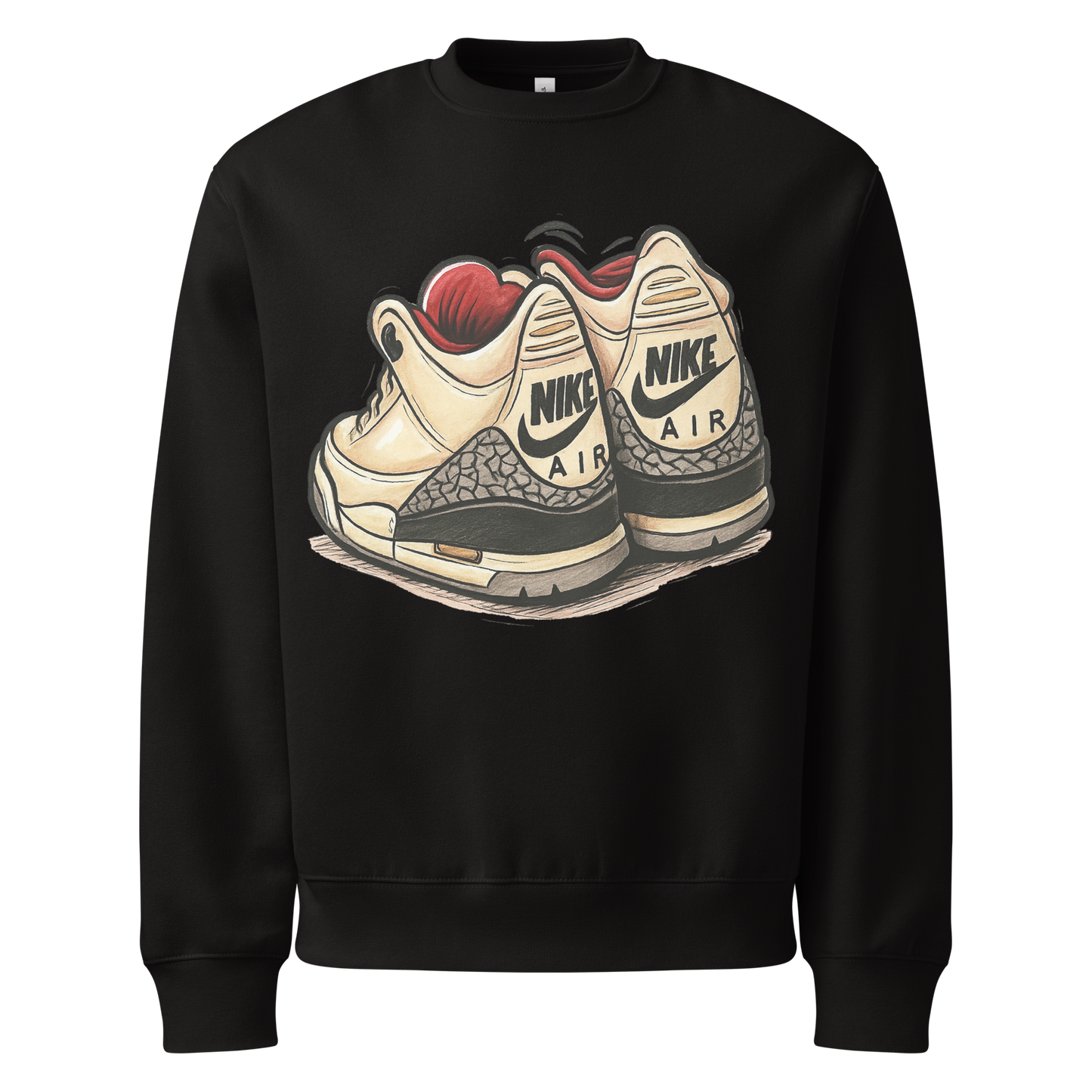 Sole Providerz™ "Vintage" AJ 3 Oversized Heavyweight Sweatshirt