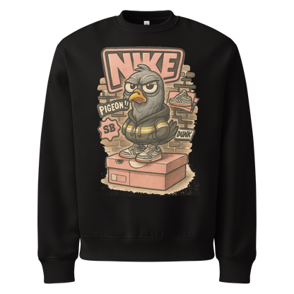 Sole Providerz™ "Dunk The Pigeon" Oversized Heavyweight Sweatshirt