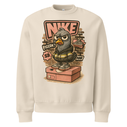 Sole Providerz™ "Dunk The Pigeon" Oversized Heavyweight Sweatshirt