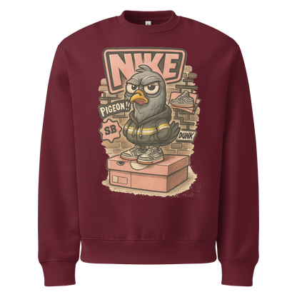 Sole Providerz™ "Dunk The Pigeon" Oversized Heavyweight Sweatshirt