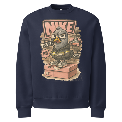 Sole Providerz™ "Dunk The Pigeon" Oversized Heavyweight Sweatshirt