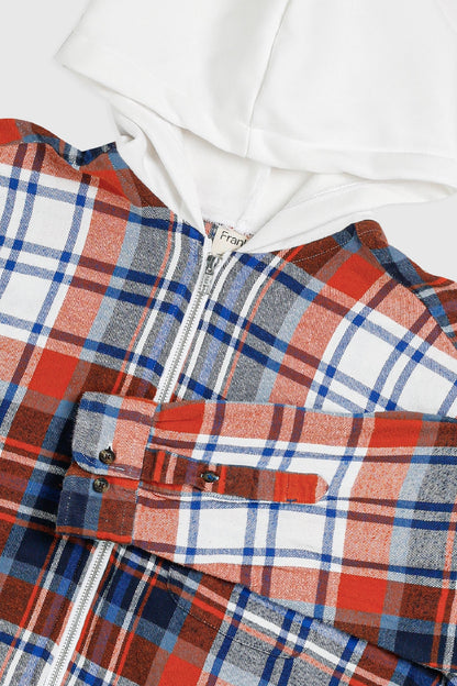 Unisex Rework Hooded Flannel - M