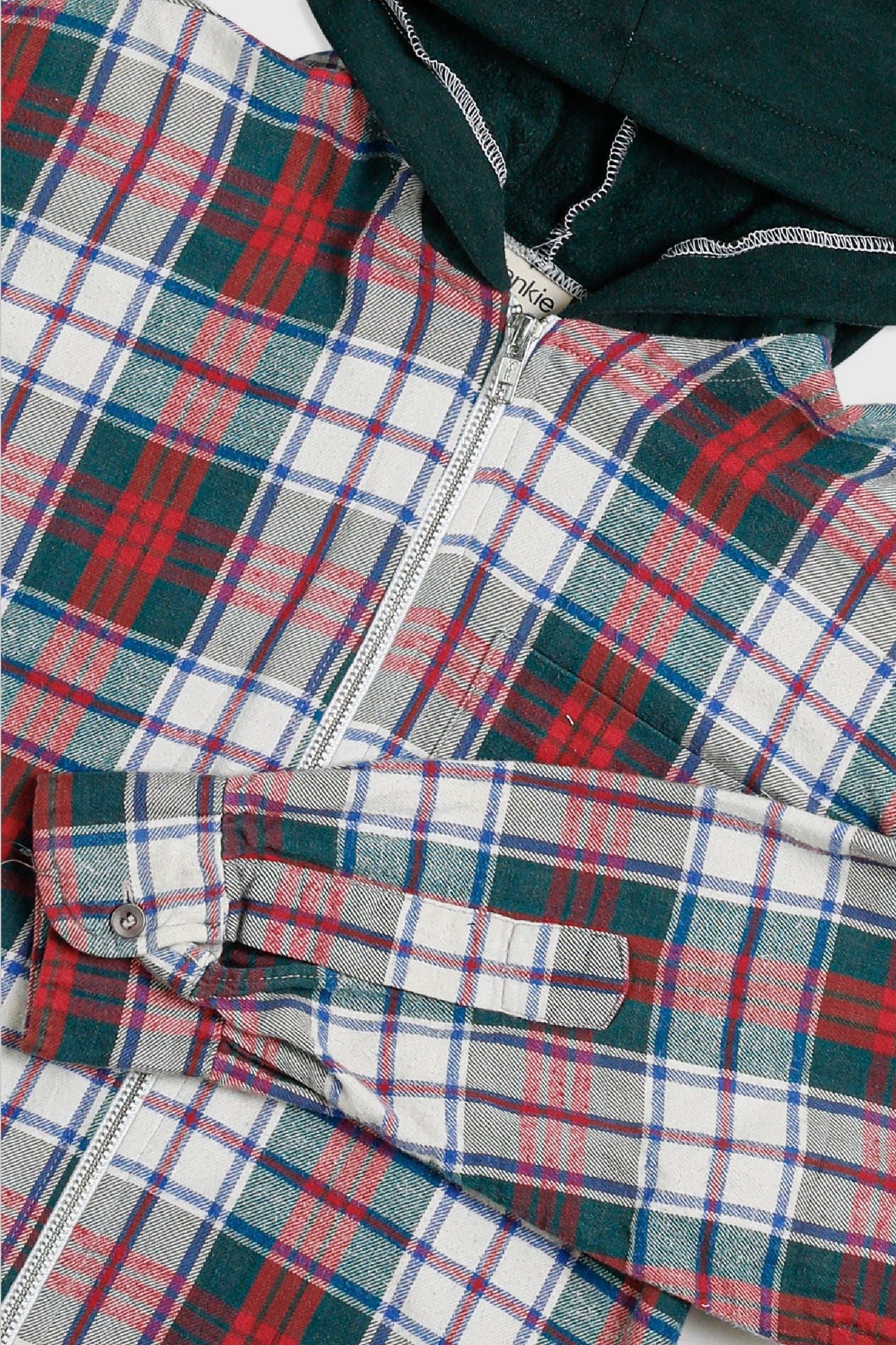 Unisex Rework Hooded Flannel - S