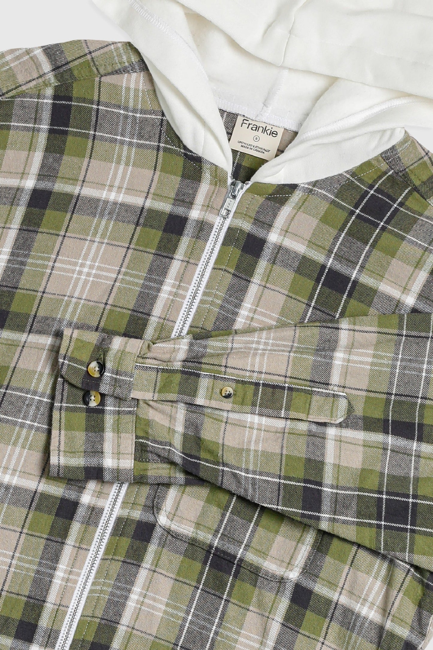Unisex Rework Hooded Flannel - S