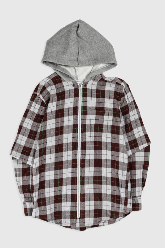 Unisex Rework Hooded Flannel - S