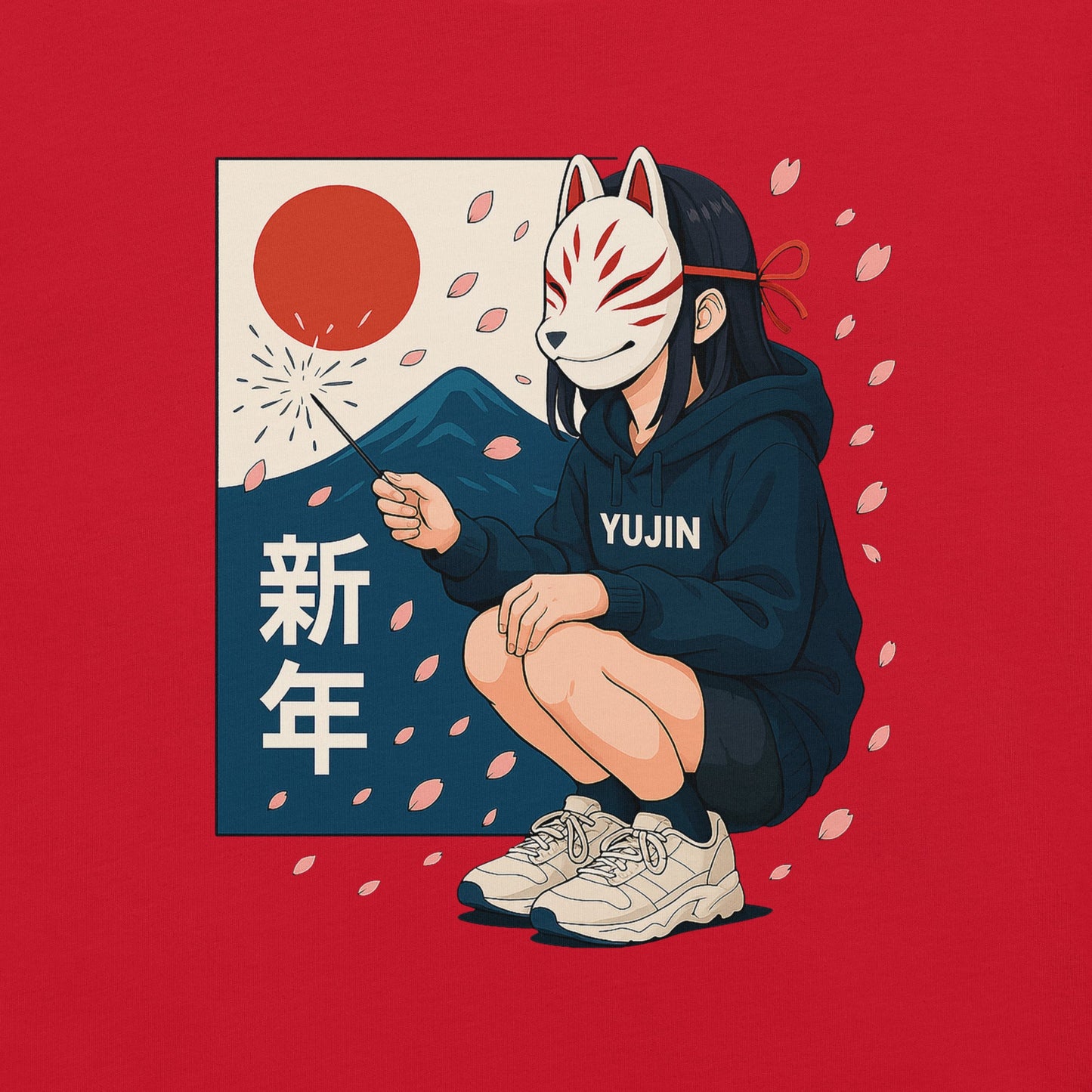 Kitsune Spark Sakura T-Shirt