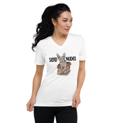 "SEND NUDES" UNISEX ECO TEE