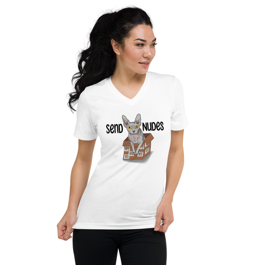 "SEND NUDES" UNISEX ECO TEE
