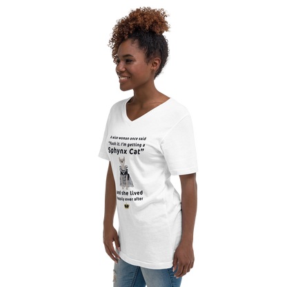 "DITCHED PRINCE CHARMING & GOT A SPHYNX CAT" ECO TEE