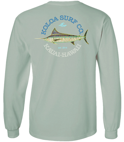 Koloa Mosaic Fish Long Sleeve T-Shirt