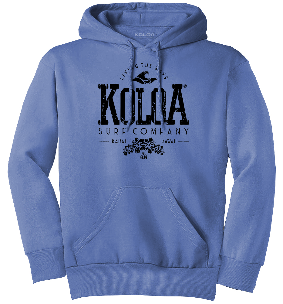 Koloa Hawaiian Flowers Youth Hoodie