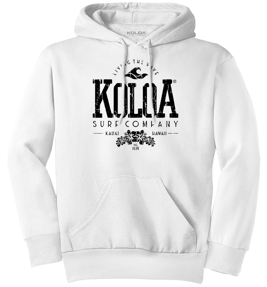 Koloa Hawaiian Flowers Youth Hoodie