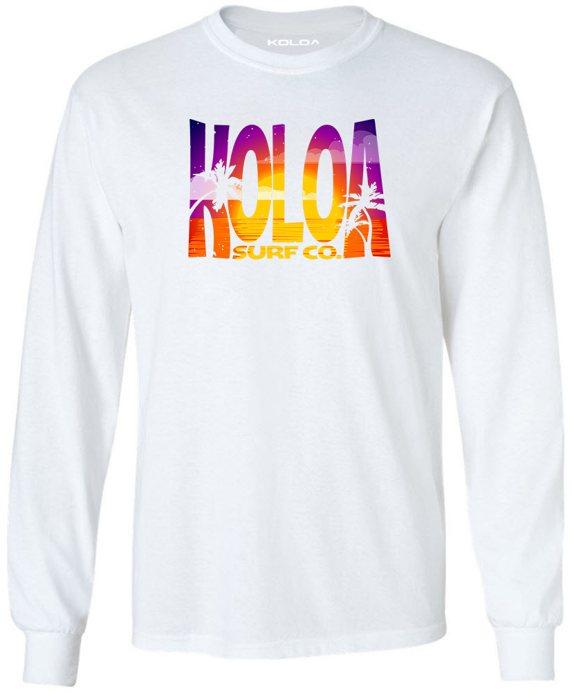 Koloa Jamaican Sunset Youth Long Sleeve T-Shirt