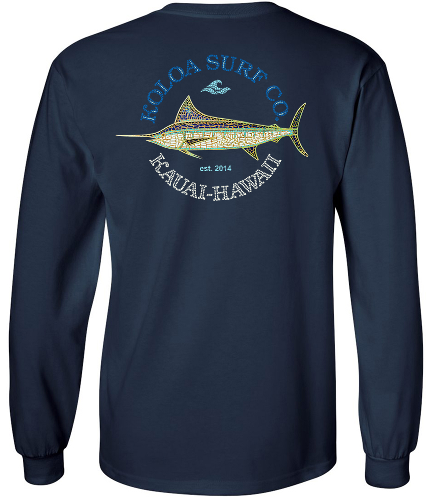 Koloa Mosaic Fish Long Sleeve T-Shirt
