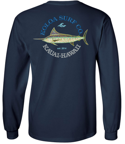 Koloa Mosaic Fish Long Sleeve T-Shirt