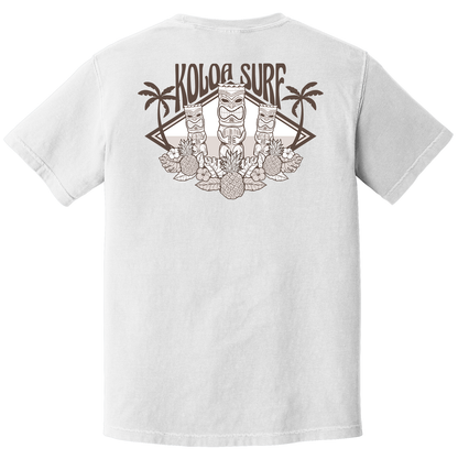 Koloa Tikis Pigment Dye T-Shirt