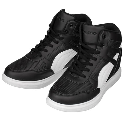 CALTO High-Top Sneaker Elevator Shoes - 3.8 Inches - H71901 - Triathlete Store