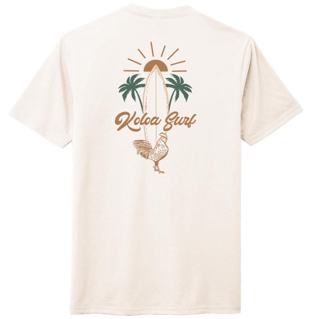 Koloa Rooster Board Comfort Tri-Blend T-Shirt
