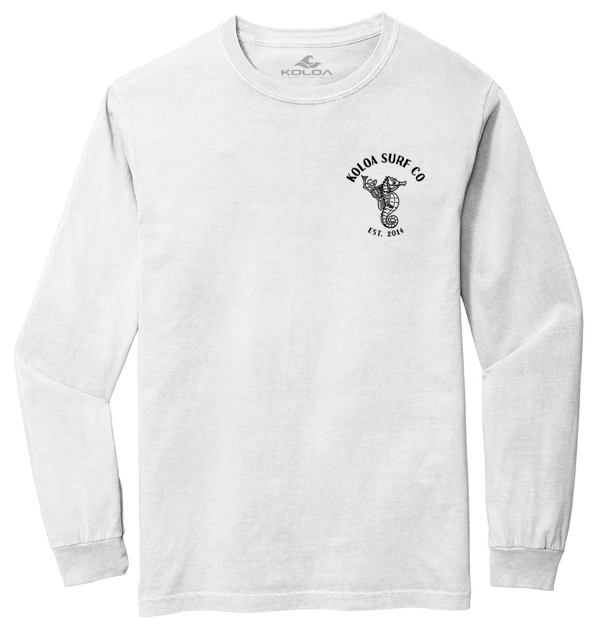 Koloa Skeleton Ride Pigment Dyed Long Sleeve T-Shirt