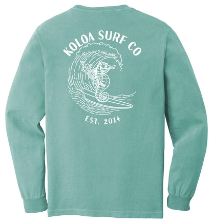 Koloa Skeleton Ride Pigment Dyed Long Sleeve T-Shirt