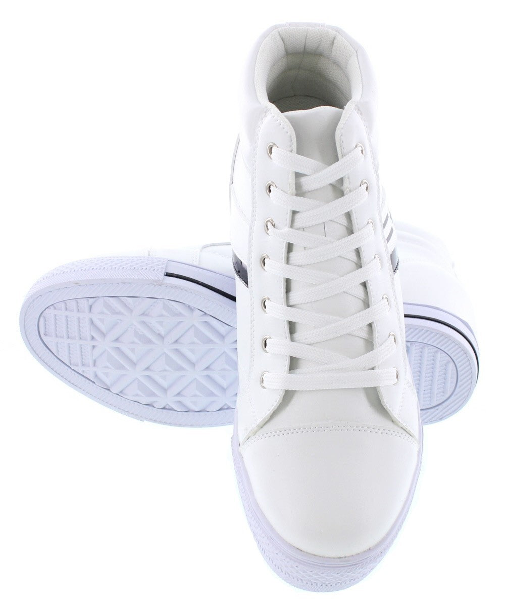 CALDEN High-Top Elevator Sneakers - Three Inches - K107222 - Triathlete Store