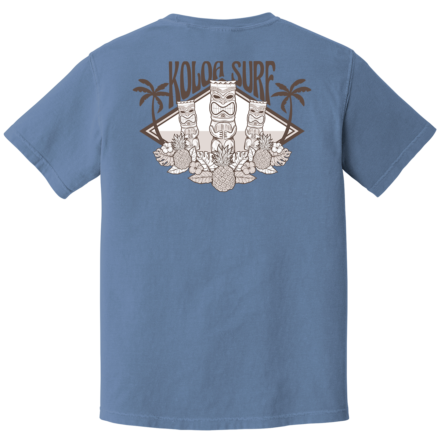 Koloa Tikis Pigment Dye T-Shirt