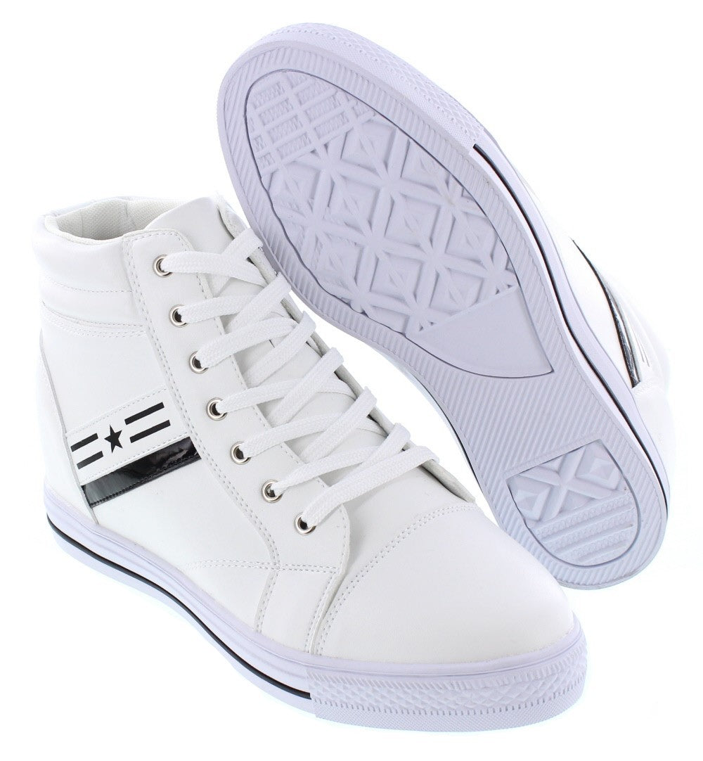 CALDEN High-Top Elevator Sneakers - Three Inches - K107222 - Triathlete Store
