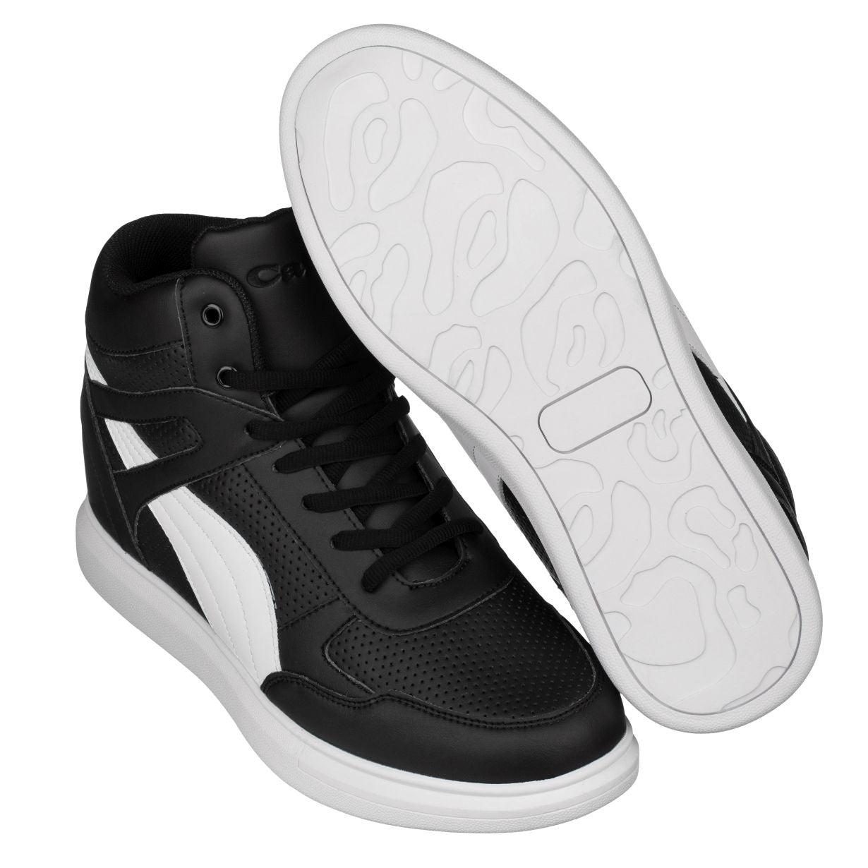 CALTO High-Top Sneaker Elevator Shoes - 3.8 Inches - H71901 - Triathlete Store