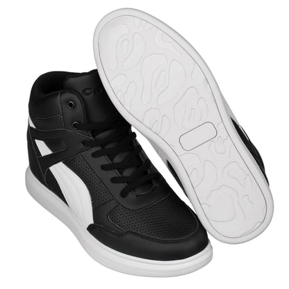 CALTO High-Top Sneaker Elevator Shoes - 3.8 Inches - H71901 - Triathlete Store