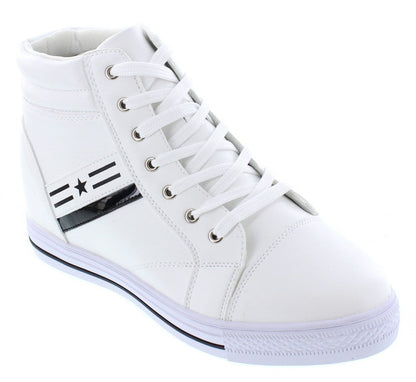 CALDEN High-Top Elevator Sneakers - Three Inches - K107222 - Triathlete Store