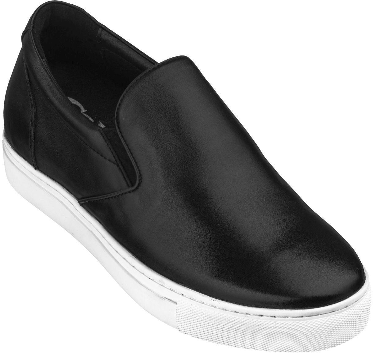CALTO - T1021 - 2.4 Inches Taller (Black) Nappa Leather - Lightweight - Triathlete Store