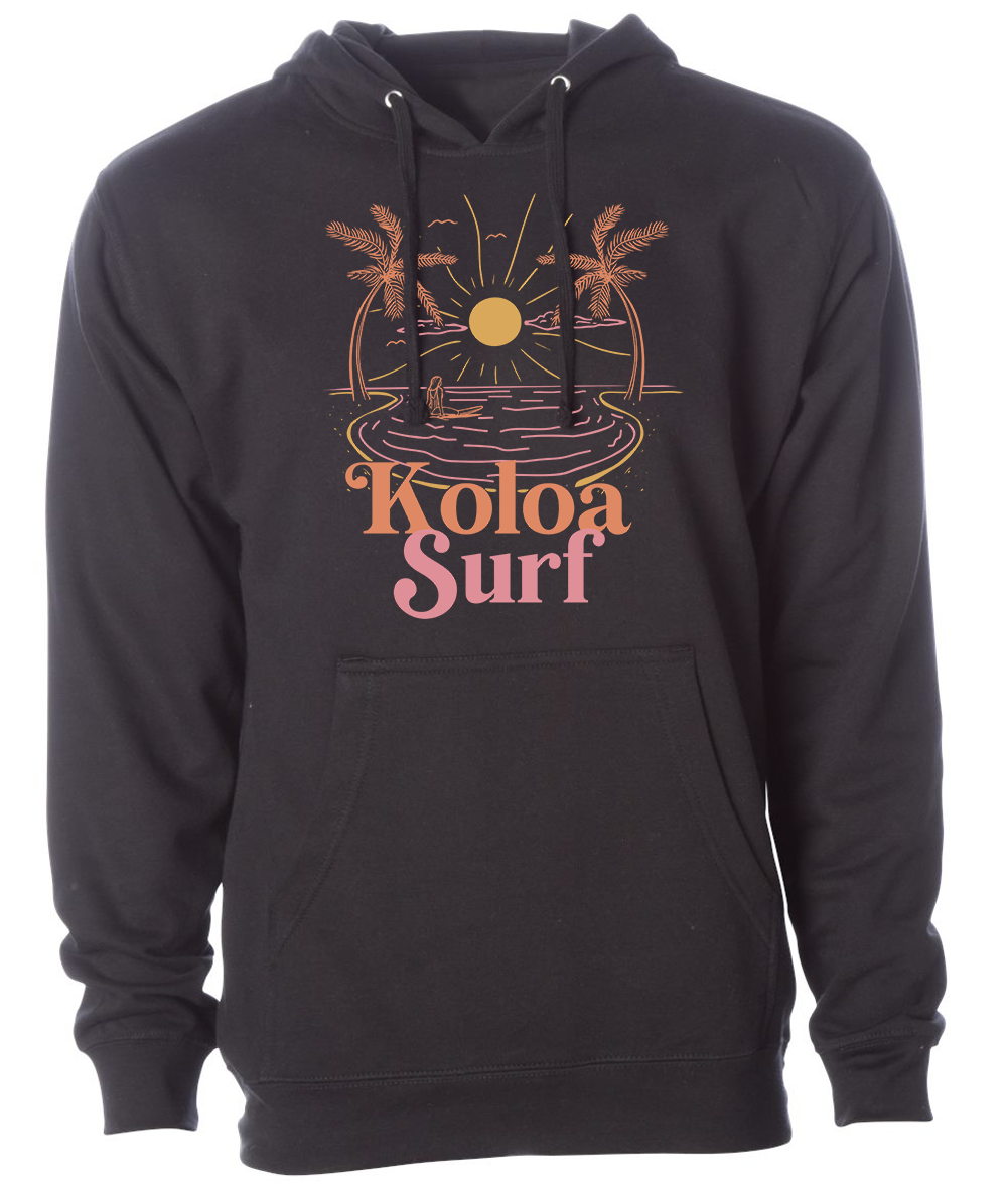 Koloa Sunset Surfer Hoodie