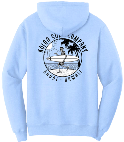 Koloa Skeleton Gone Surfin Hoodie