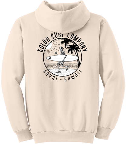 Koloa Skeleton Gone Surfin Hoodie