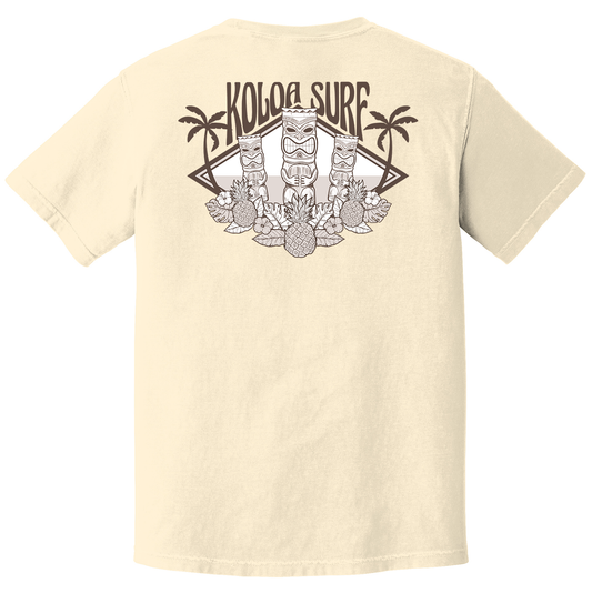 Koloa Tikis Pigment Dye T-Shirt