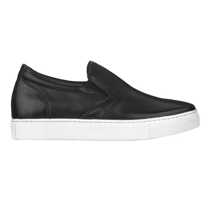 CALTO - T1021 - 2.4 Inches Taller (Black) Nappa Leather - Lightweight - Triathlete Store