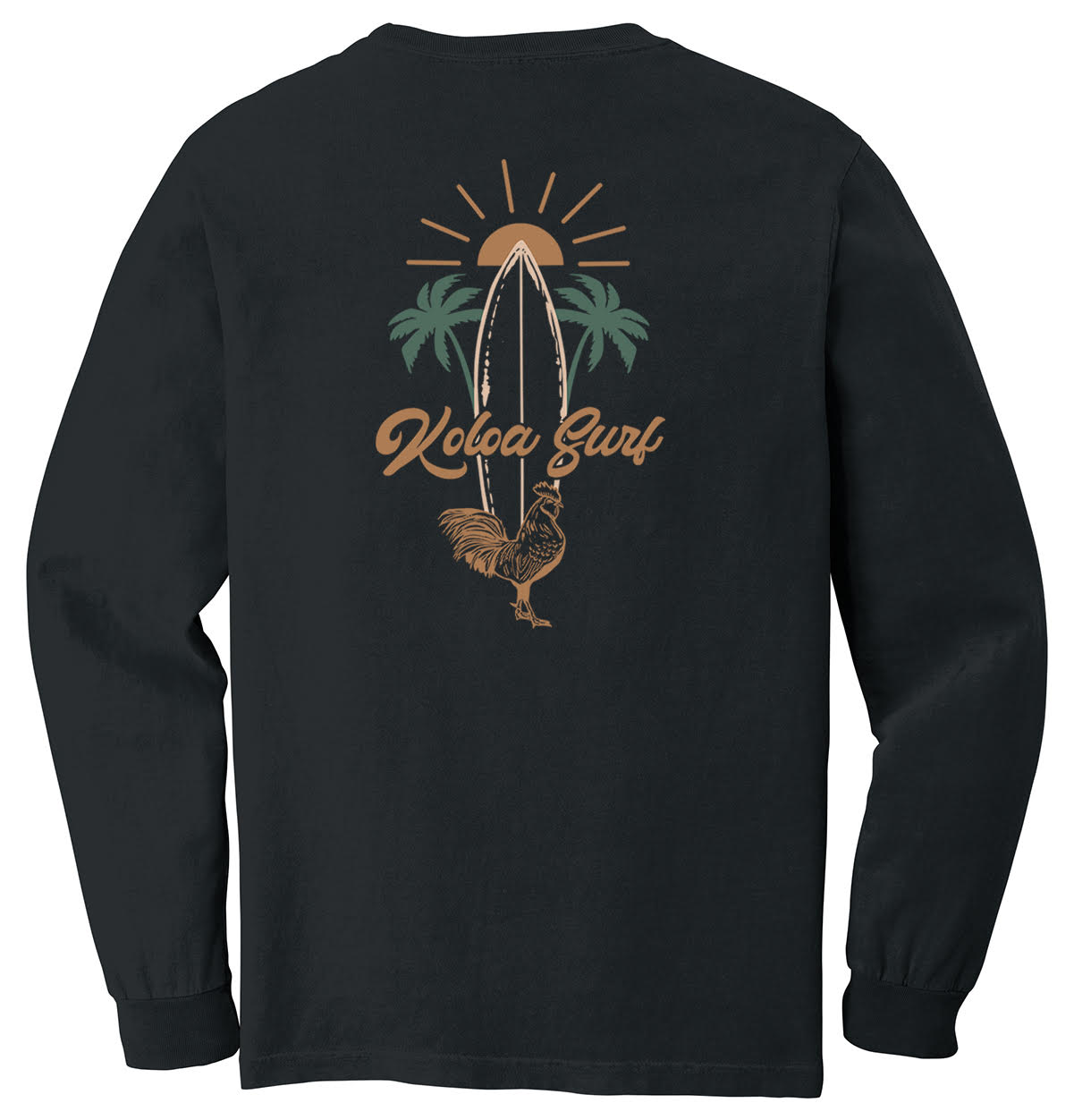 Koloa Rooster Board Pigment Dyed Long Sleeve T-Shirt