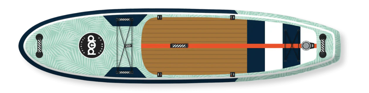 11'0 Yacht Hopper Mint/Teak/Blue