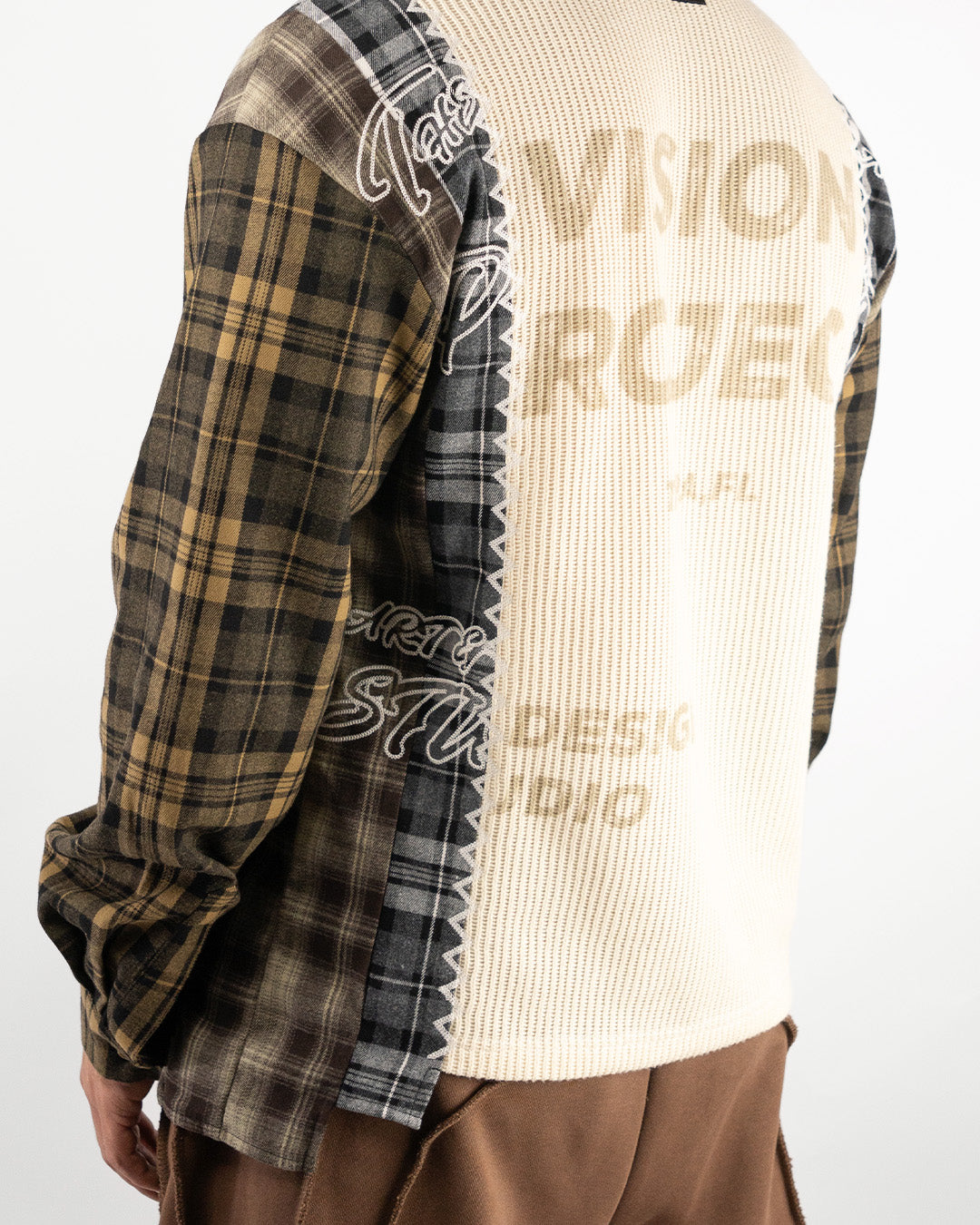 "HARVEST PATCHWORK" KNITTED FLANNEL