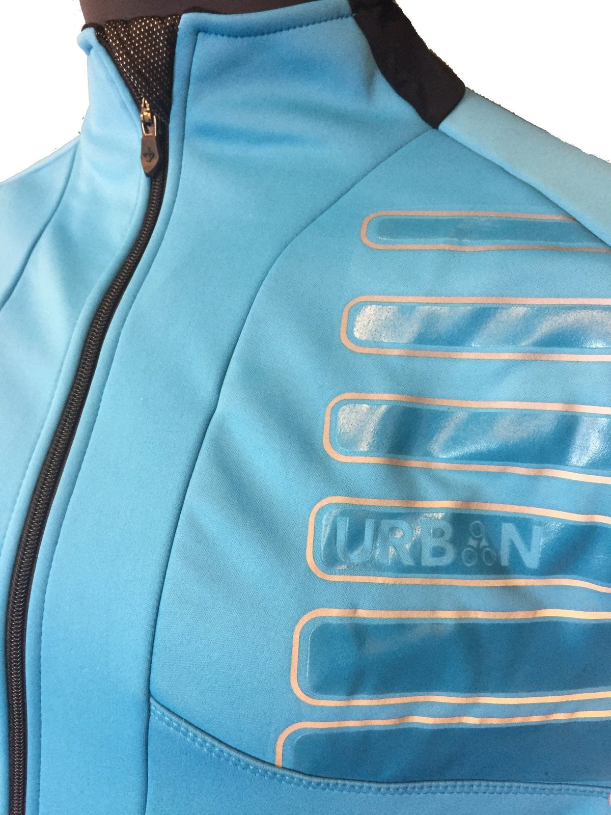 Urban Cycling Reflector Winter Softshell Cycling Jacket – Windproof, Water-Resistant, High-Visibility