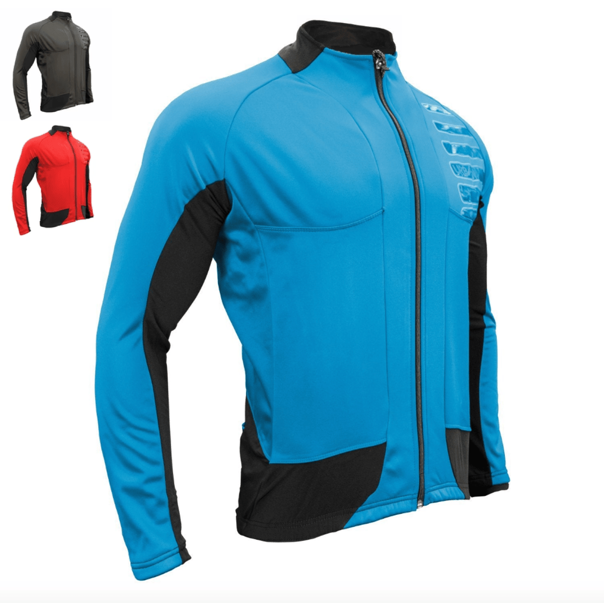 Urban Cycling Reflector Winter Softshell Cycling Jacket – Windproof, Water-Resistant, High-Visibility