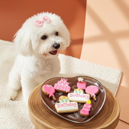 Birthday Girl Organic Dog Cookie Box
