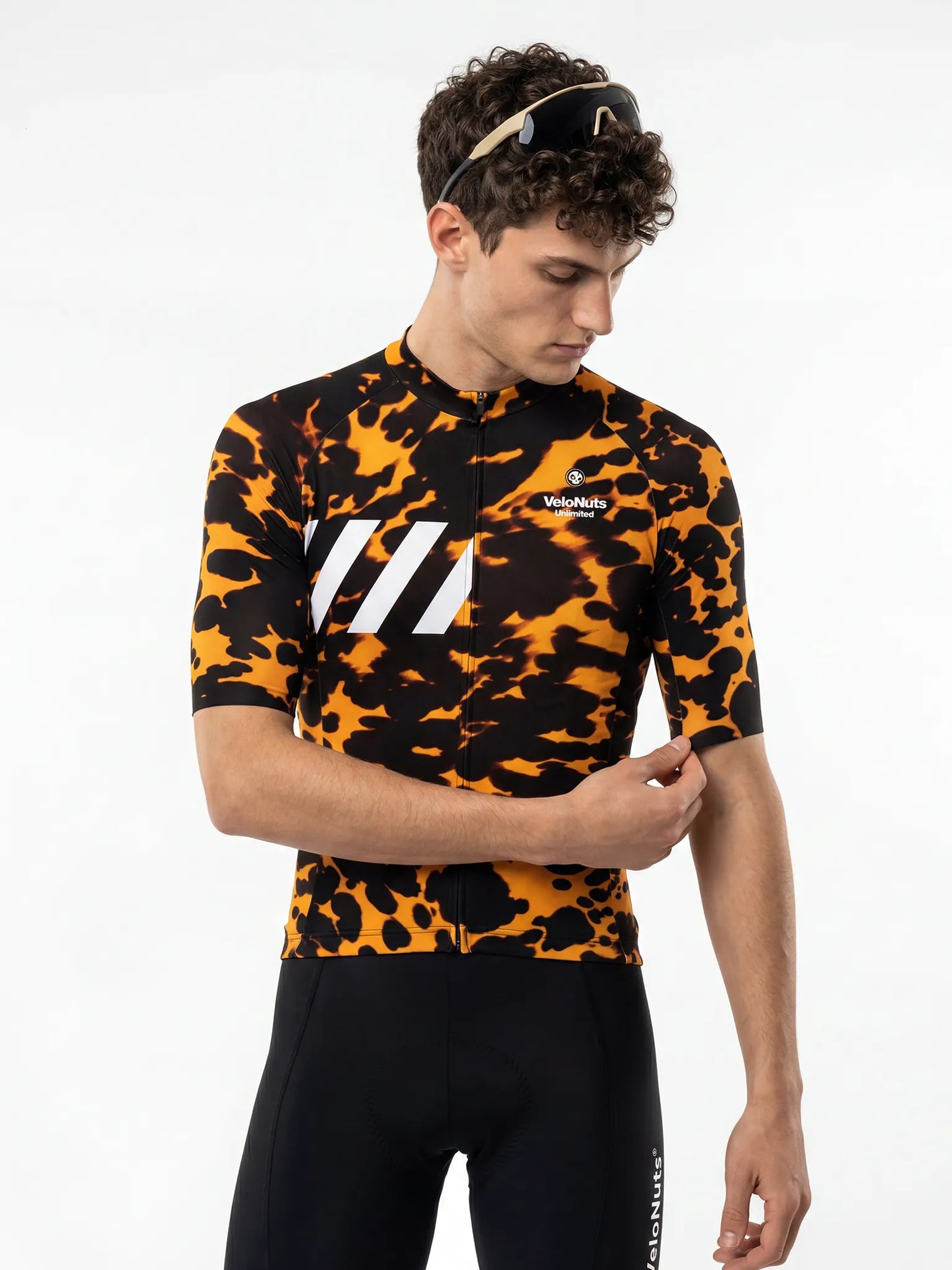 Men's Cycling Jersey-Amber Tortoise