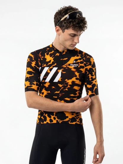 Men's Cycling Jersey-Amber Tortoise