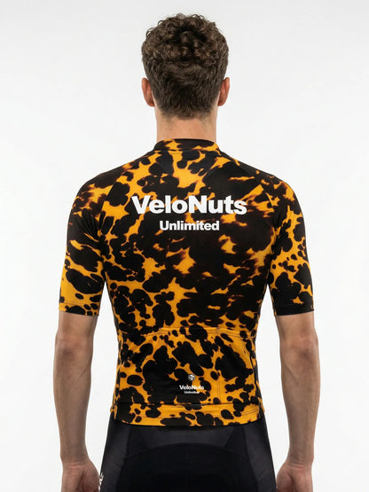 Men's Cycling Jersey-Amber Tortoise